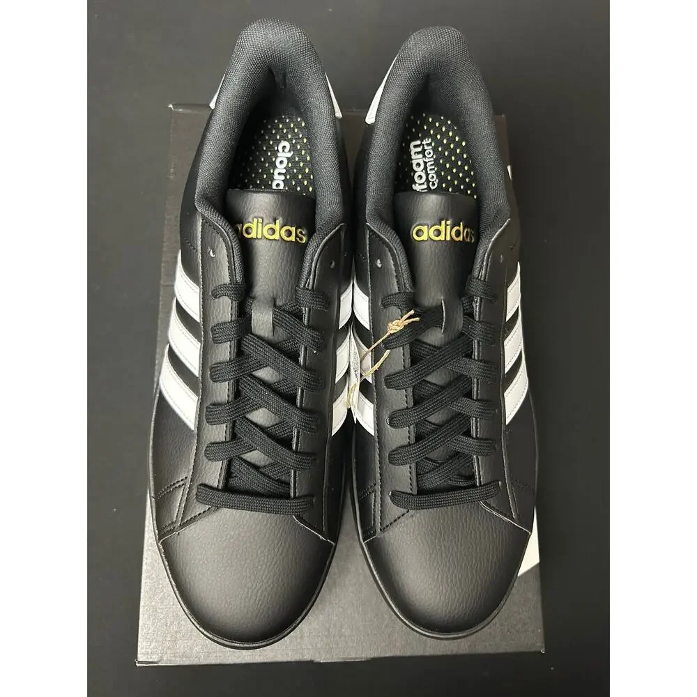 adidas Grand Court 2.0 Black White / $70 Retail! / Size 13 / Brand New!!